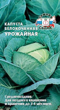 Капуста Урожайная