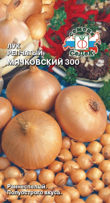 Лук Мячковский 300 (репчатый) оптом и в розницу - купить с доставкой почтойпо всей России или курьером по Москве