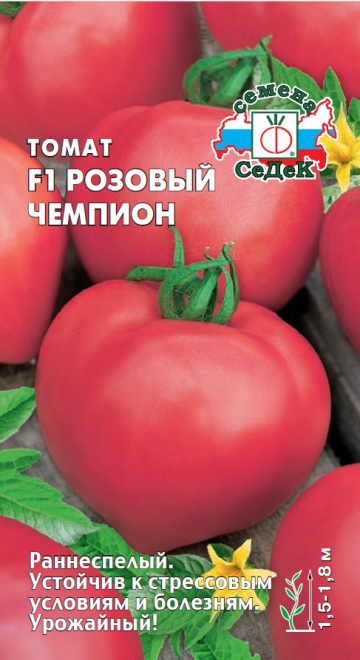 Томат Розовый чемпион: описание сорта помидоров, характеристики, отзывы.